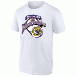 2025 OMAHA NATIONAL CHAMPIONS SHIRT 2025 NCAA Baseball Mens College World Series Champions LSU Tigers W