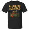 ALLIGATOR ALCATRAZ ESCAPE SHIRT Florida Swamp Parody Tee Political Satire Protest Apparel B