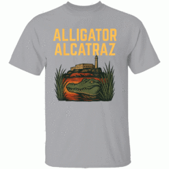 ALLIGATOR ALCATRAZ ESCAPE SHIRT Florida Swamp Parody Tee Political Satire Protest Apparel G