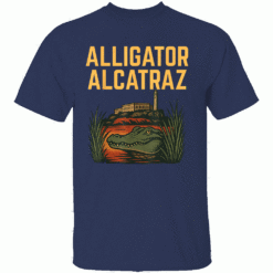 ALLIGATOR ALCATRAZ ESCAPE SHIRT Florida Swamp Parody Tee Political Satire Protest Apparel N