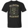 ALLIGATOR ALCATRAZ LOCKED IN SHIRT Florida Swamp Satire Tee Political Protest Parody Apparel B