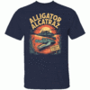 ALLIGATOR ALCATRAZ RESTRICTED SWAMP ZONE SHIRT Florida Swamp Parody Tee Political Satire Protest Apparel N