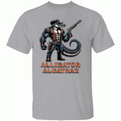 ALLIGATOR ALCATRAZ SHIRT GATOR SHERIFF Florida Swamp Parody Tee Political Satire Protest Apparel G