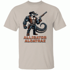 ALLIGATOR ALCATRAZ SHIRT GATOR SHERIFF Florida Swamp Parody Tee Political Satire Protest Apparel S