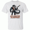 ALLIGATOR ALCATRAZ SHIRT GATOR SHERIFF Florida Swamp Parody Tee Political Satire Protest Apparel W