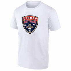 FLORIDA HOCKEY CHAMPS LOGO SHIRT 2024 25 Stanley Cup Champions Florida Panthers W