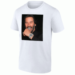 JOHNNY SILVERBANDZ ICED OUT SHIRT Diamond Grillz Luxury Watch Flex Keanu Reeves Inspired Streetwear W