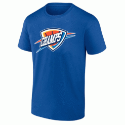 OKC CHAMPS LOGO SHIRT 2025 NBA Champions Oklahoma City Thunder R