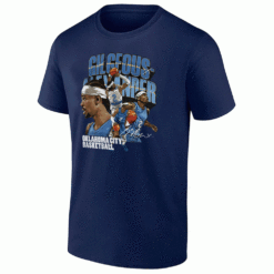 SGA COLLAGE SHIRT Shai Gilgeous Alexander 2025 NBA Finals Champions Oklahoma City Thunder N