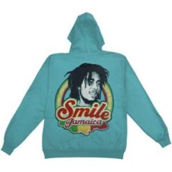 Bob Marley Smile Jamaica Girls Jr Hooded Sweatshirt