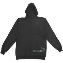 Muse Overlay Zippered Hooded Sweatshirt