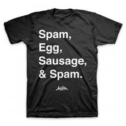 Monty Python Spam Text T-shirt