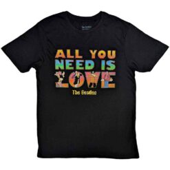 Beatles Yellow Submarine All You Need Is Love Stacked T-shirt