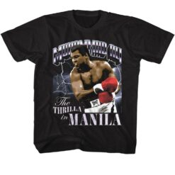 Muhammad Ali Muhammad Ali Thrilla And Lightning Kids Childrens T-shirt