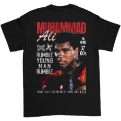 Muhammad Ali Muhammad Ali Rumble Young Man Front And Back T-shirt