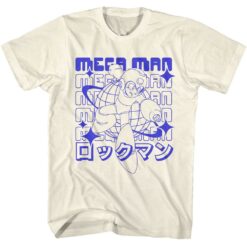 Mega Man Mega Man 72k Planet T-shirt
