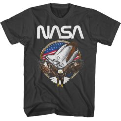 NASA Nasa Eagle And Shuttle T-shirt