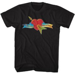 Tom Petty Tom Petty Heart And Banner T-shirt