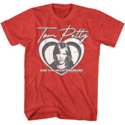 Tom Petty Tom Petty Layered Heart T-shirt