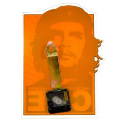 Che Guevara Hasta La Victoria Siempre Glass Wall Clock Wall Clock
