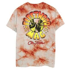 Fleetwood Mac On Tour Red Tie Dye T-shirt
