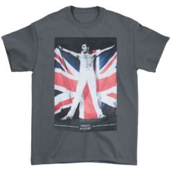 Queen Freddie Holding Flag (Only 1 Available) Slim Fit T-shirt