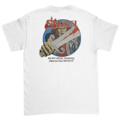 Saxon Heavy Metal Thunder Barbarian T-shirt