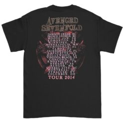 Avenged Sevenfold Hail To The King Tour 2014 T-shirt