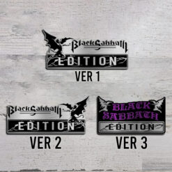 Black Sabbath Edition Laser Engraved Car Name Emblem