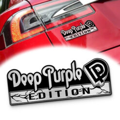 Deep Purple Edition Laser Engraved Car Emblem
