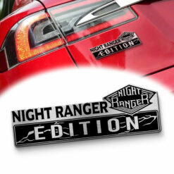 Night Ranger Edition Laser Engraved Car Name Emblem