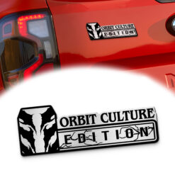 Orbit Culture Laser Engraved Car Emblem