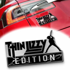 Thin Lizzy Edition Laser Engraved Car Name Emblem