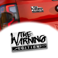 The Warning Edition Car Emblem
