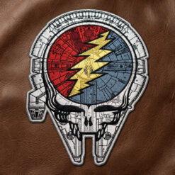 Steal Your Face Millennium Falcon Iron On Patch