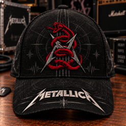 Metallica Snake Embroidered Cap