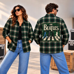 The Beatles Back Patch Plaid Shirt