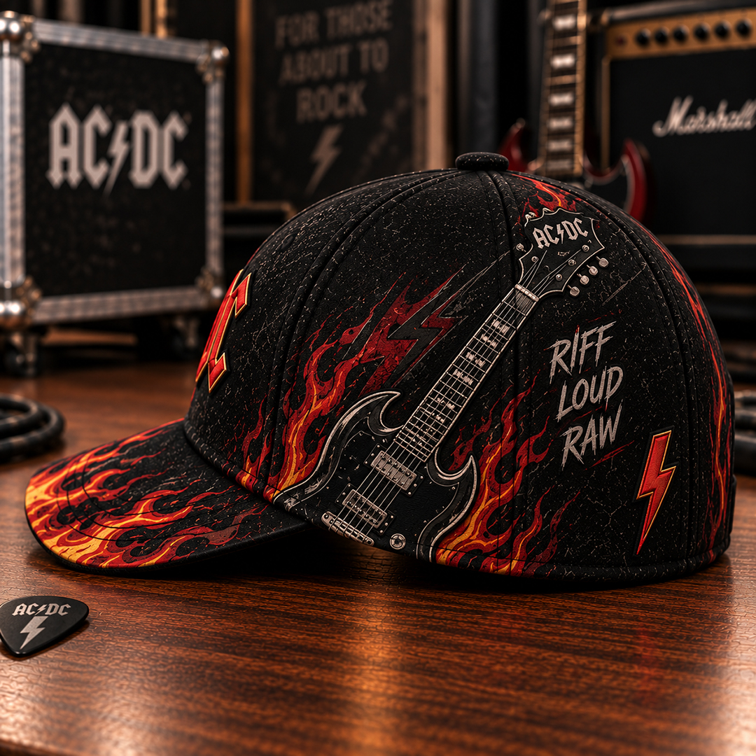 AC/DC High Voltage Embroidered Cap - Image 4