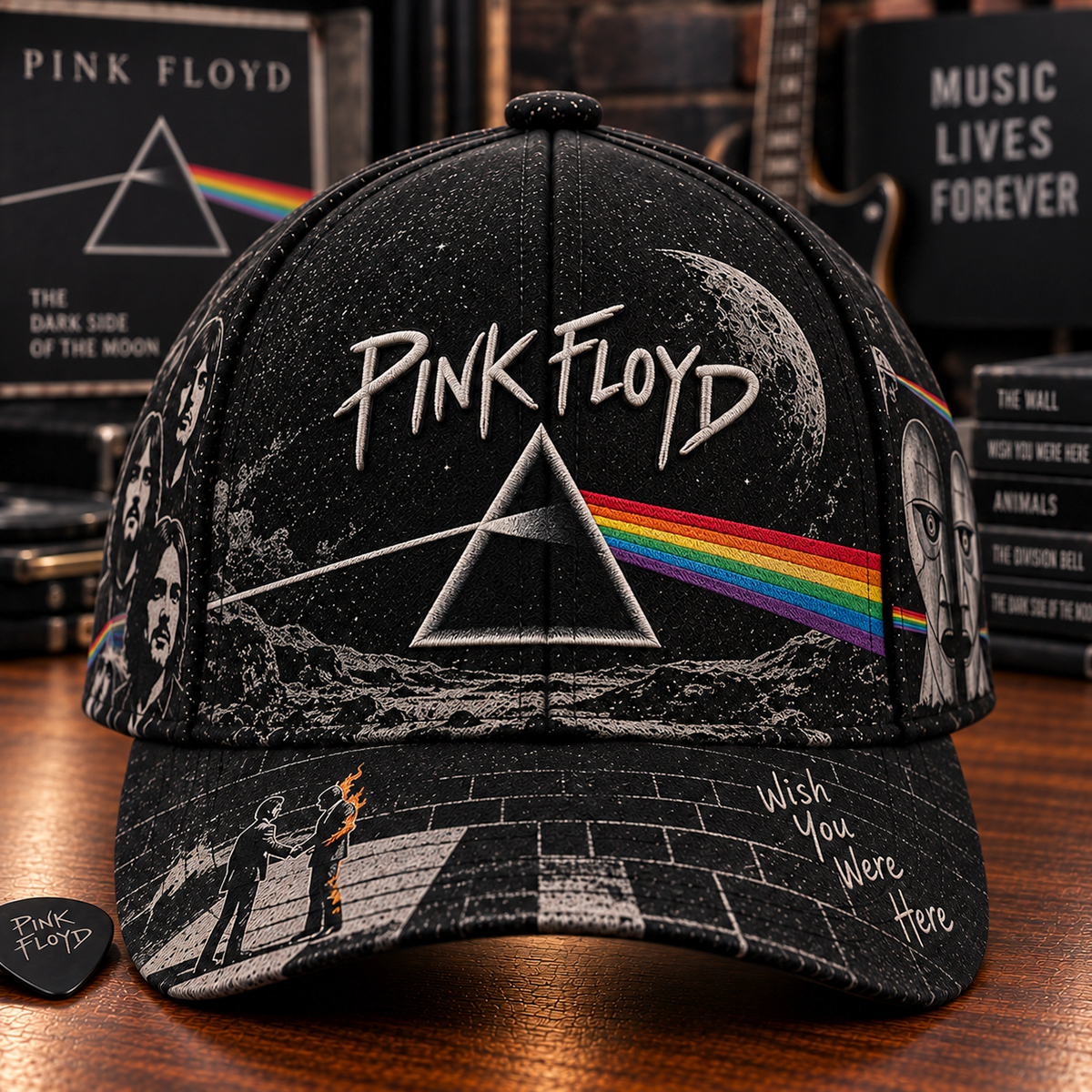 Pink Floyd Embroidered Cap