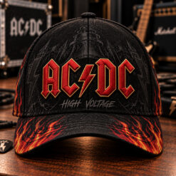AC/DC High Voltage Embroidered Cap