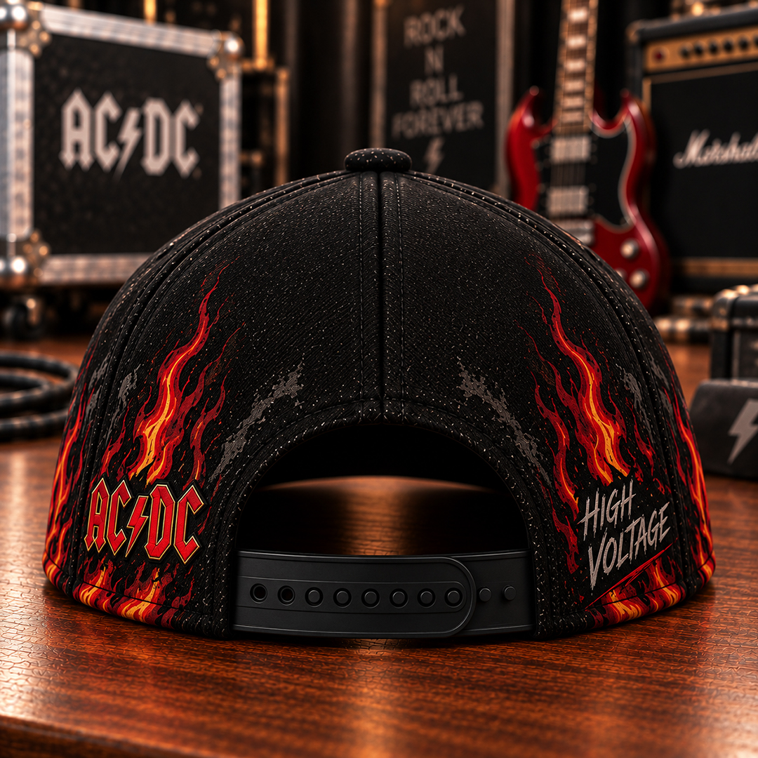 AC/DC High Voltage Embroidered Cap - Image 3