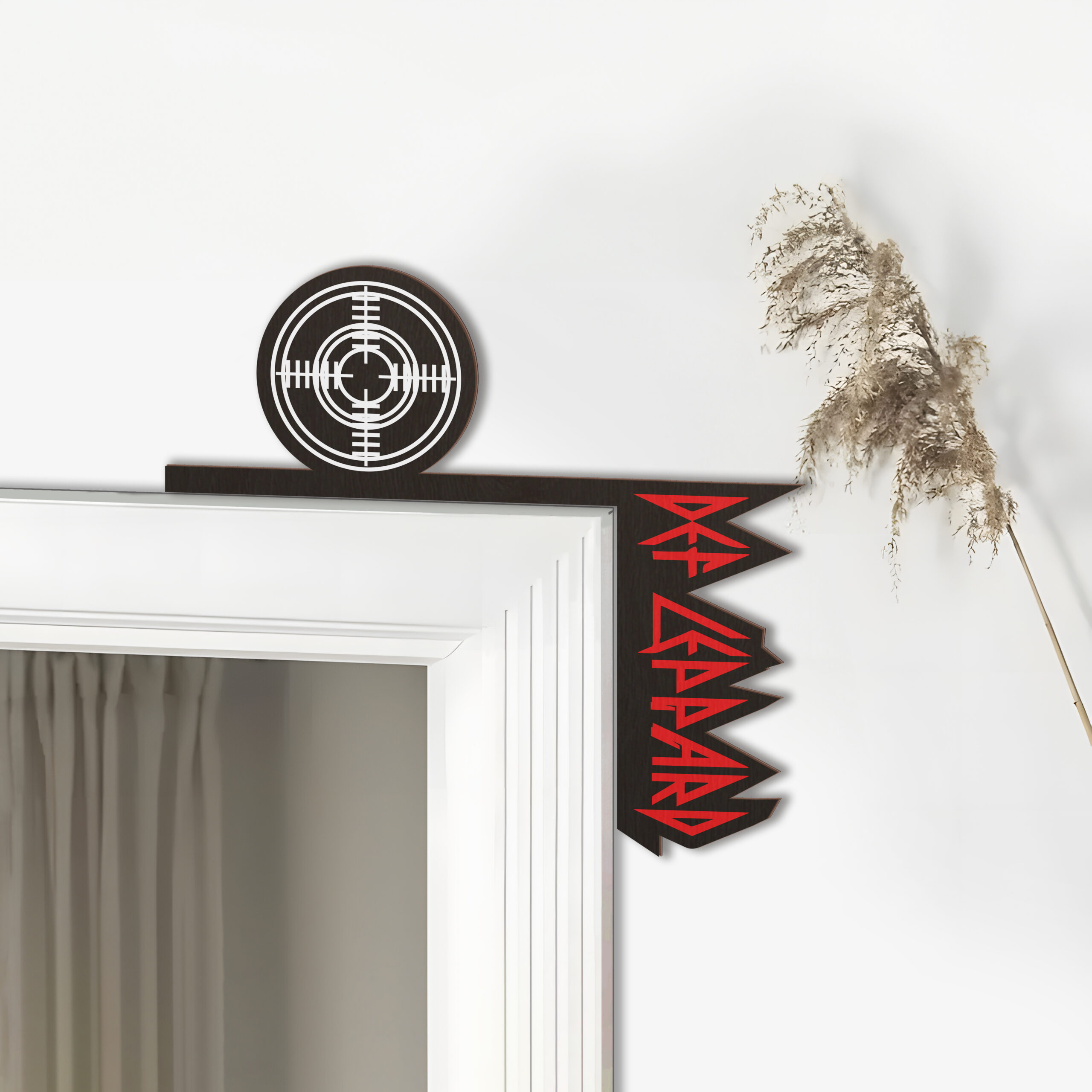Def Leppard Door Corner Decor